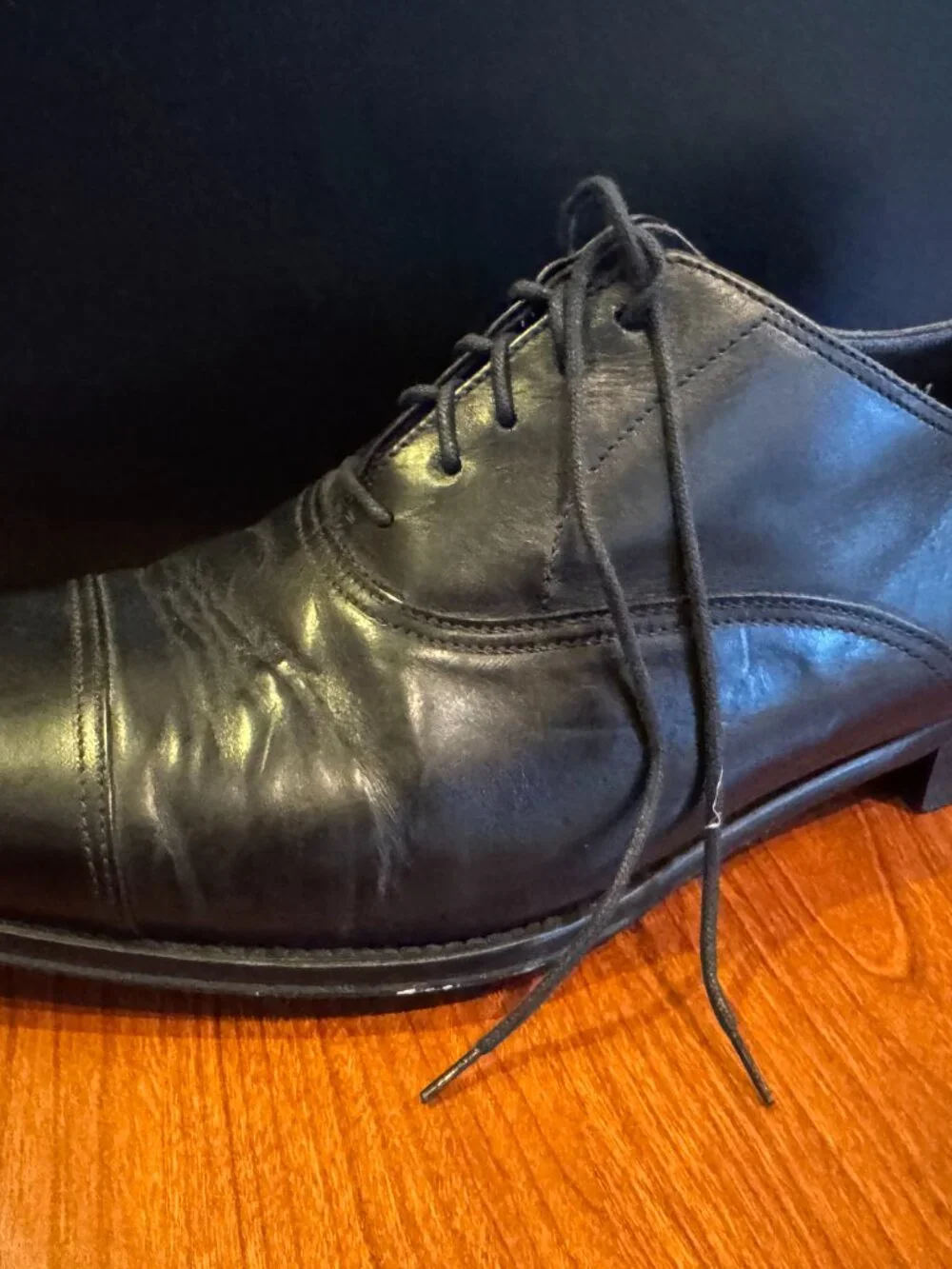 Adam Derrick To Boot New York Aidan Black Calf Cap Toe Oxford US 11 - Picture 3 of 10